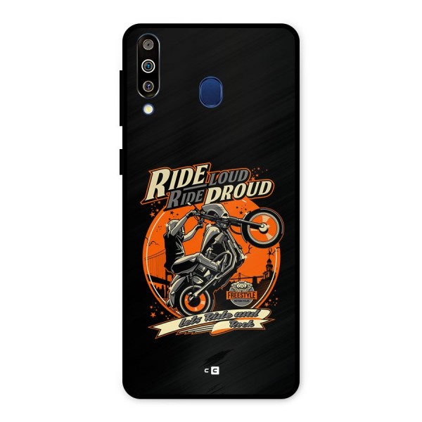 Proud Rider Metal Back Case for Galaxy M30