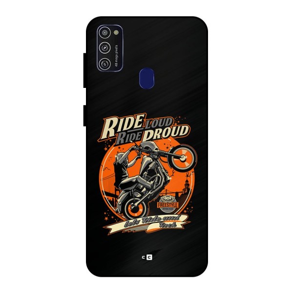 Proud Rider Metal Back Case for Galaxy M30s