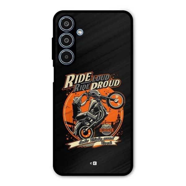 Proud Rider Metal Back Case for Galaxy M35