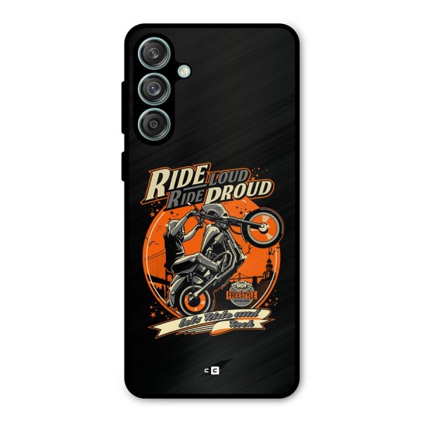 Proud Rider Metal Back Case for Galaxy M55 5G