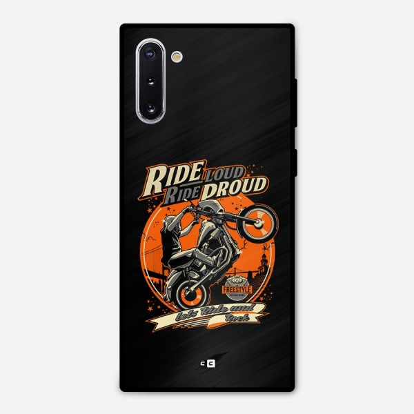 Proud Rider Metal Back Case for Galaxy Note 10