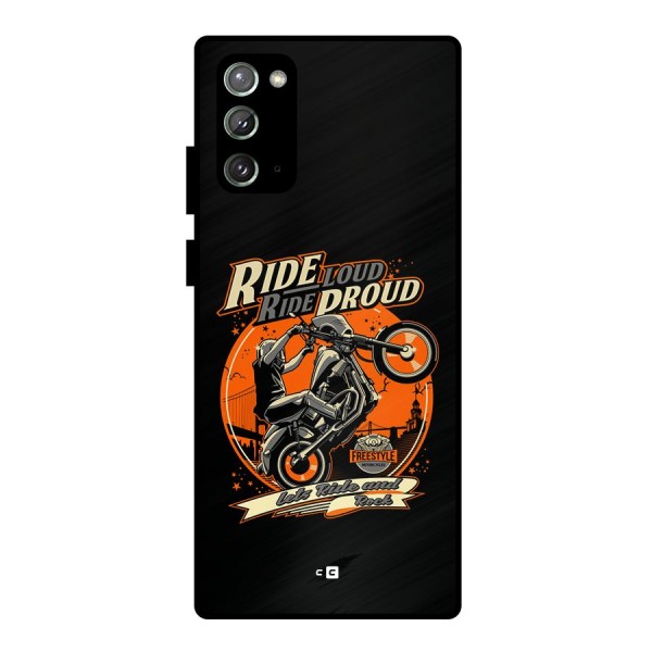 Proud Rider Metal Back Case for Galaxy Note 20