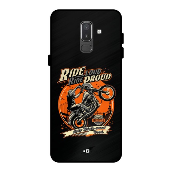 Proud Rider Metal Back Case for Galaxy On8 (2018)