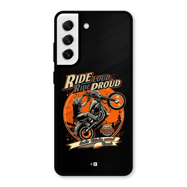 Proud Rider Metal Back Case for Galaxy S21 FE 5G