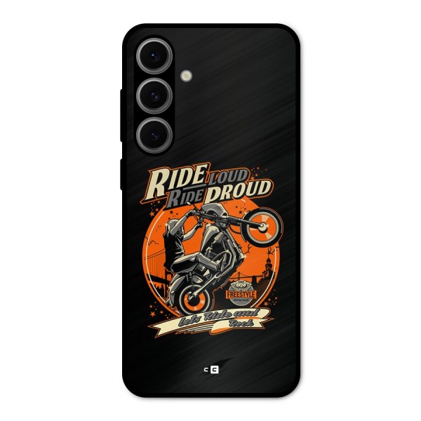 Proud Rider Metal Back Case for Galaxy S24 FE