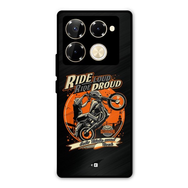 Proud Rider Metal Back Case for Infinix Note 40 Pro