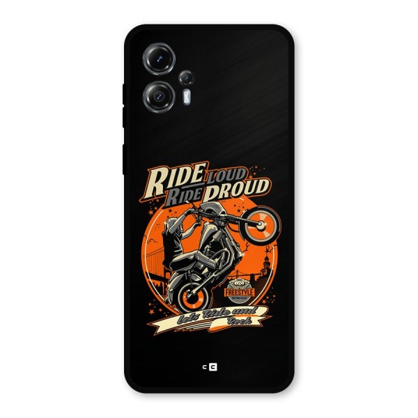 Proud Rider Metal Back Case for Moto G13