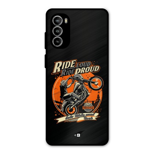 Proud Rider Metal Back Case for Moto G52