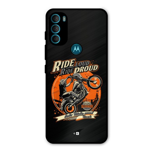 Proud Rider Metal Back Case for Moto G71 5G