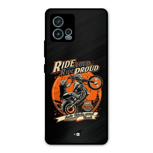 Proud Rider Metal Back Case for Moto G72