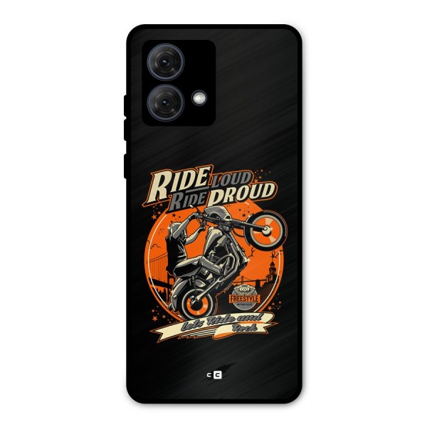 Proud Rider Metal Back Case for Moto G84