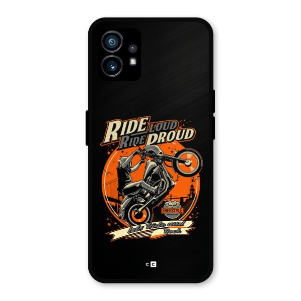 Proud Rider Metal Back Case for Nothing Phone 1