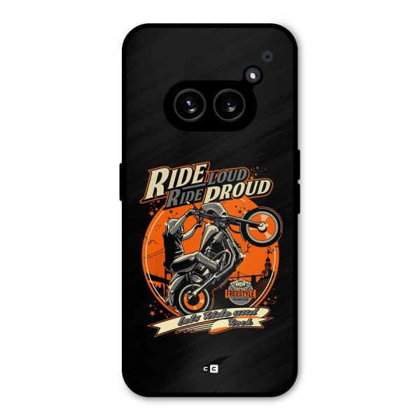 Proud Rider Metal Back Case for Nothing Phone 2a Plus