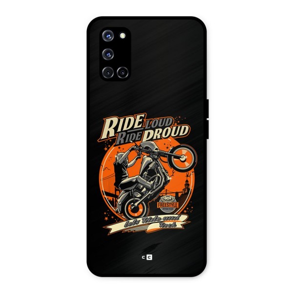 Proud Rider Metal Back Case for Oppo A52