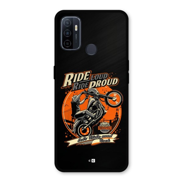 Proud Rider Metal Back Case for Oppo A53