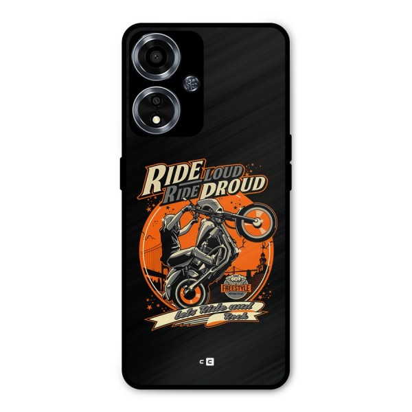 Proud Rider Metal Back Case for Oppo A59