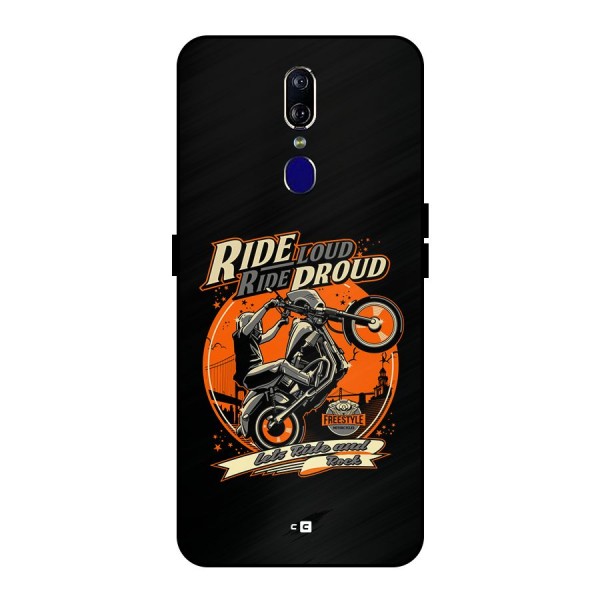 Proud Rider Metal Back Case for Oppo F11