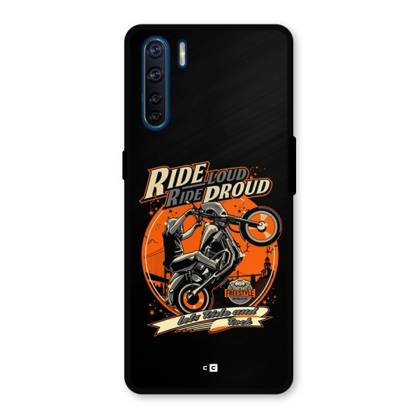 Proud Rider Metal Back Case for Oppo F15