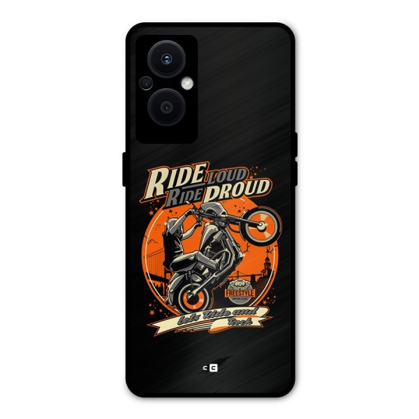 Proud Rider Metal Back Case for Oppo F21 Pro 5G