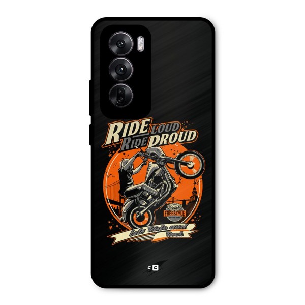 Proud Rider Metal Back Case for Oppo Reno12