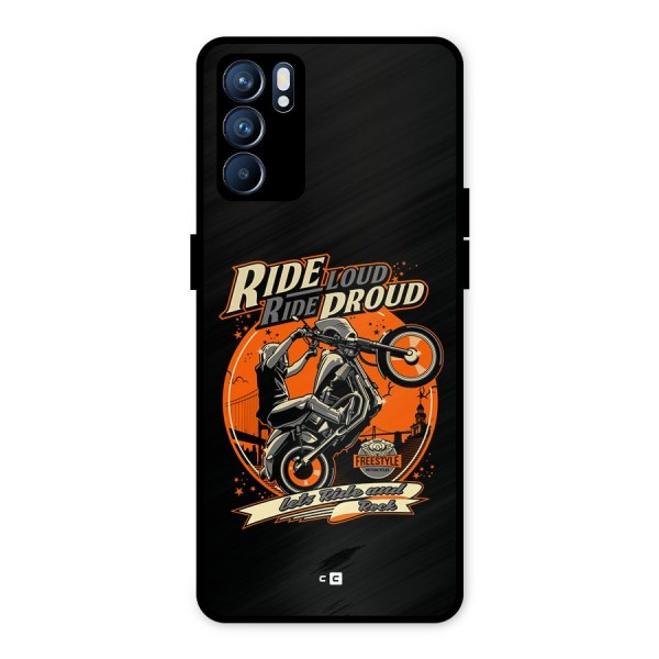 Proud Rider Metal Back Case for Oppo Reno6 5G