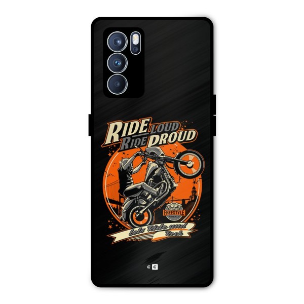 Proud Rider Metal Back Case for Oppo Reno6 Pro 5G