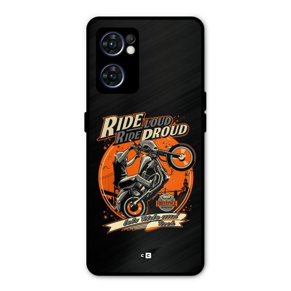 Proud Rider Metal Back Case for Oppo Reno7 5G