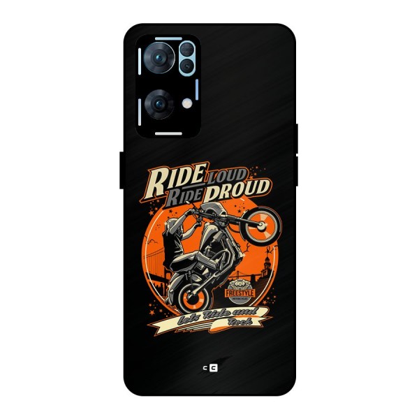 Proud Rider Metal Back Case for Oppo Reno7 Pro 5G