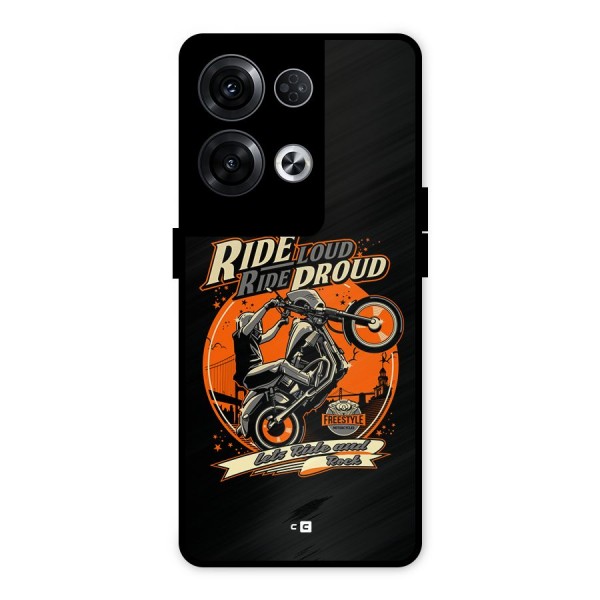 Proud Rider Metal Back Case for Oppo Reno8 Pro 5G