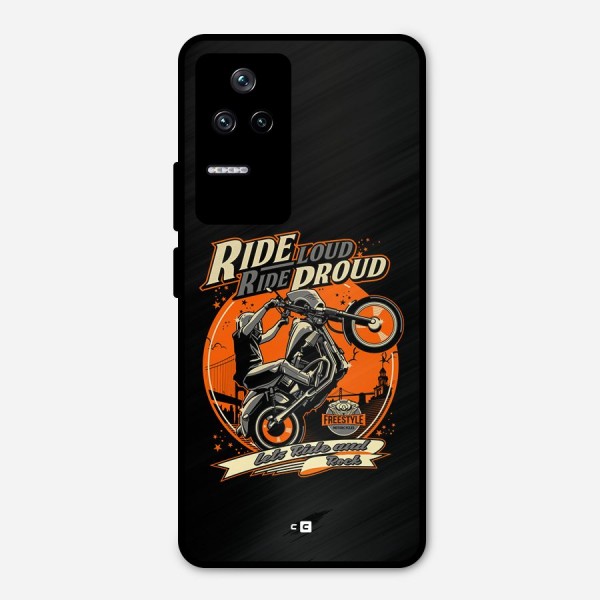 Proud Rider Metal Back Case for Poco F4 5G