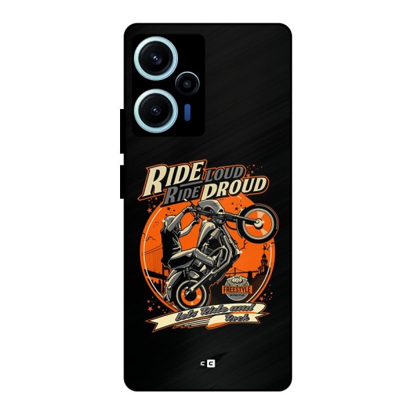 Proud Rider Metal Back Case for Poco F5