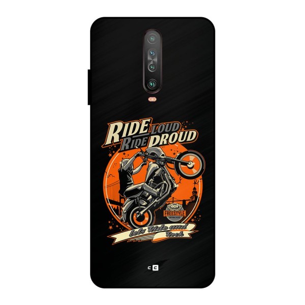 Proud Rider Metal Back Case for Poco X2