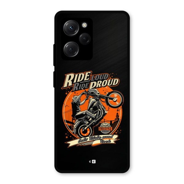 Proud Rider Metal Back Case for Poco X5 Pro