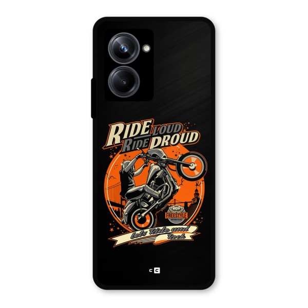 Proud Rider Metal Back Case for Realme 10 Pro