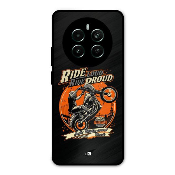 Proud Rider Metal Back Case for Realme 12 Plus