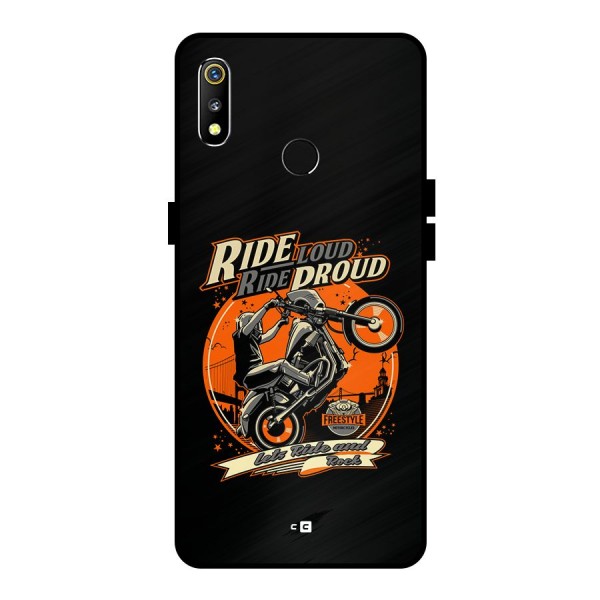 Proud Rider Metal Back Case for Realme 3