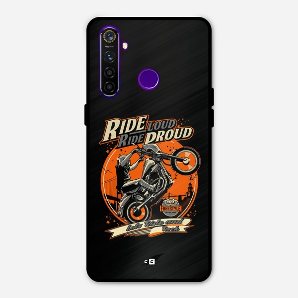 Proud Rider Metal Back Case for Realme 5 Pro