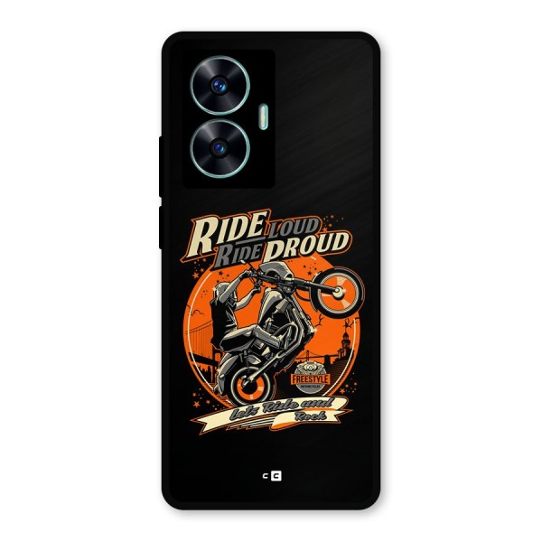 Proud Rider Metal Back Case for Realme C55