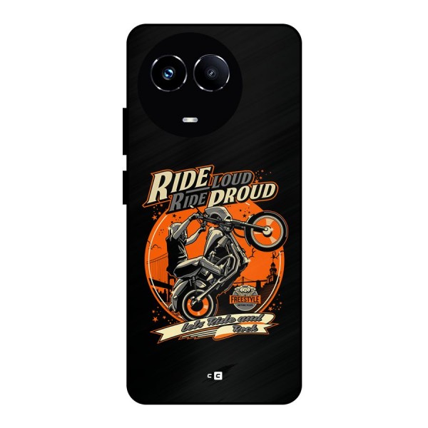 Proud Rider Metal Back Case for Realme Narzo 60X