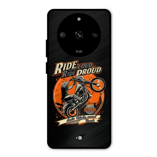 Proud Rider Metal Back Case for Realme Narzo 60 5G