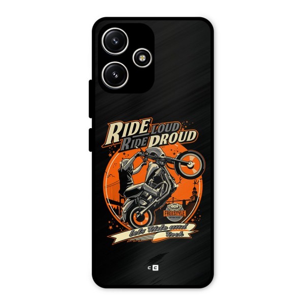 Proud Rider Metal Back Case for Redmi 12 5G