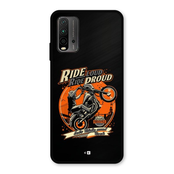 Proud Rider Metal Back Case for Redmi 9 Power