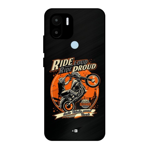 Proud Rider Metal Back Case for Redmi A1 Plus