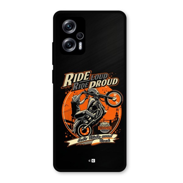 Proud Rider Metal Back Case for Redmi K50i