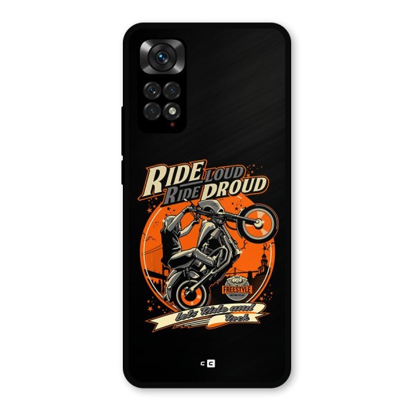 Proud Rider Metal Back Case for Redmi Note 11