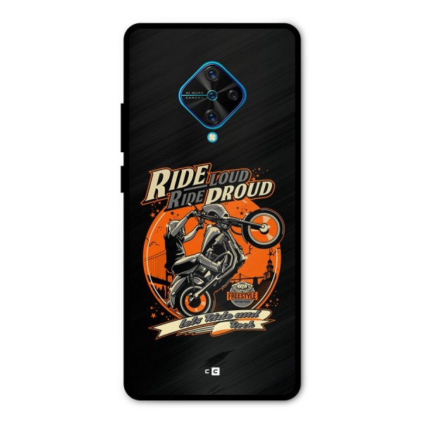 Proud Rider Metal Back Case for Vivo S1 Pro