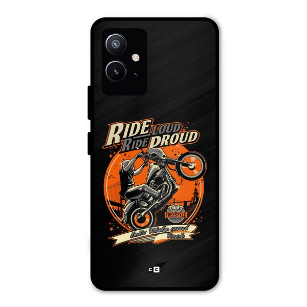 Proud Rider Metal Back Case for Vivo T1 5G