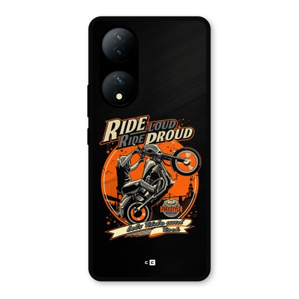 Proud Rider Metal Back Case for Vivo T2