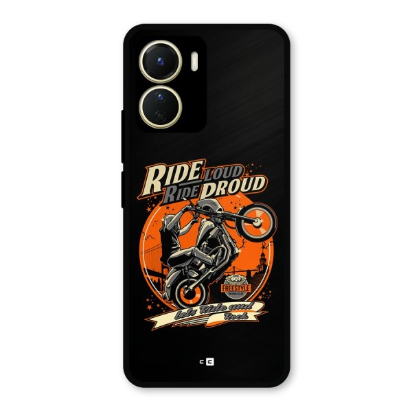 Proud Rider Metal Back Case for Vivo T2x