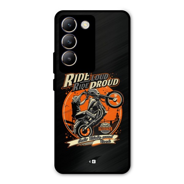 Proud Rider Metal Back Case for Vivo T3 5G